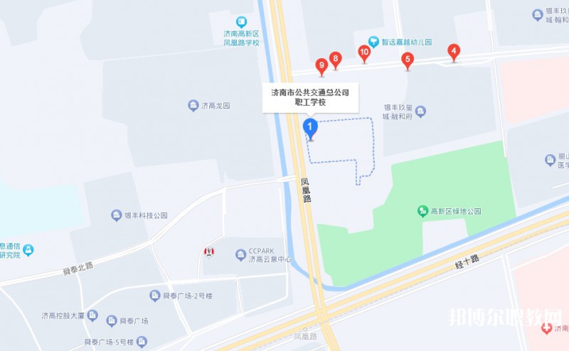 濟(jì)南市公共交通職業(yè)高級中學(xué)地址，乘車路線