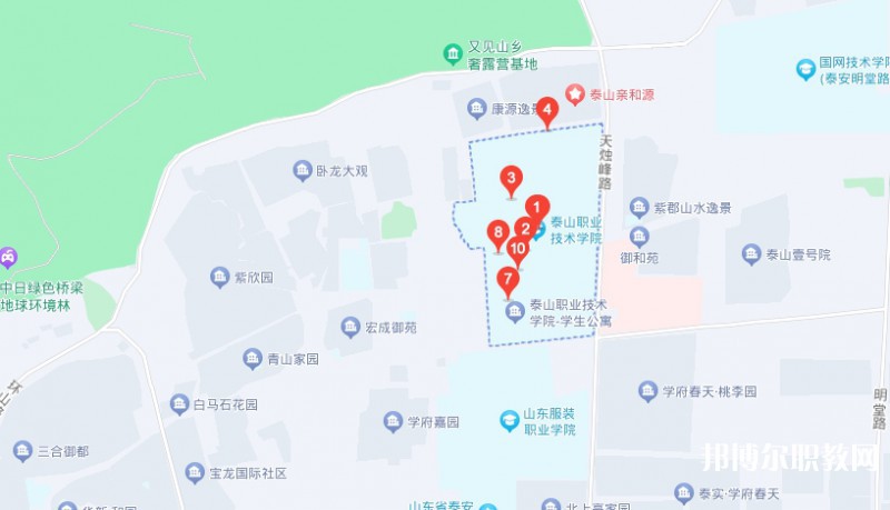 泰安市第一職業中等專業學校地址，乘車路線
