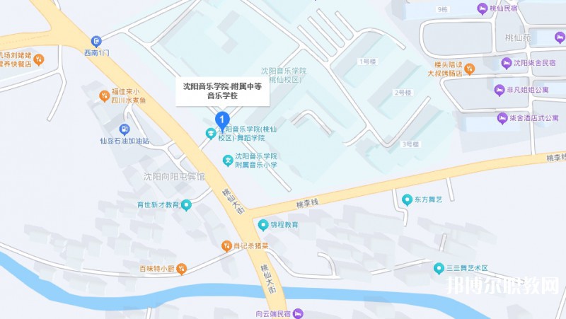 沈陽音樂學院附屬中等音樂學校地址，乘車路線